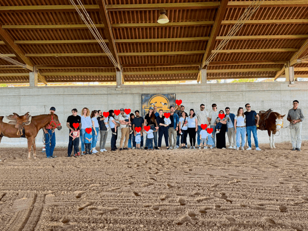Baby GGI a cavallo in Fattoria Rodeghiero Paints